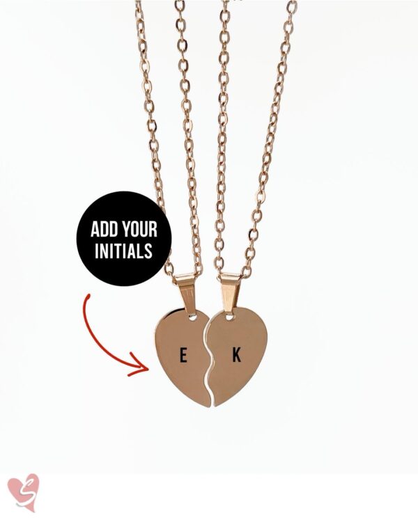 Connecting heart necklace