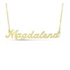 cursive custom necklace
