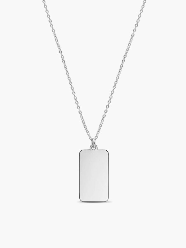 Silver Tag necklace