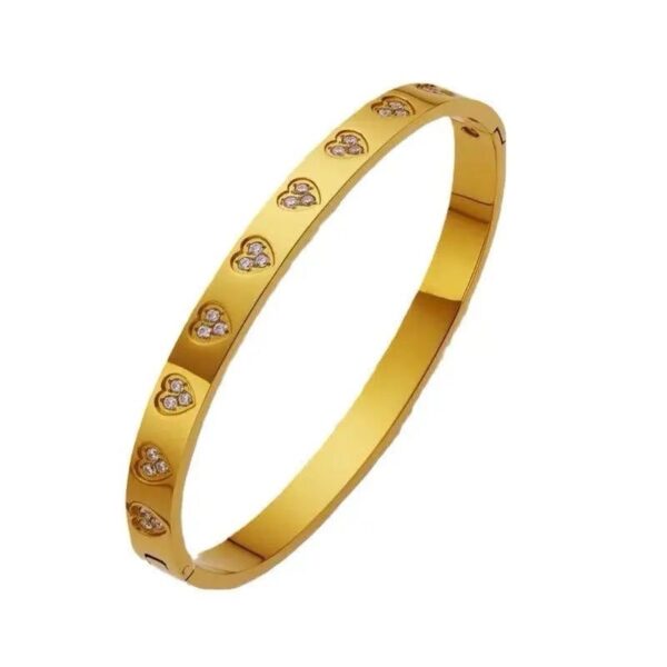 Gold Love bangle