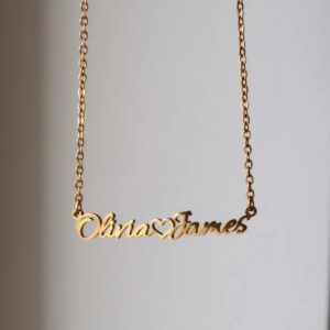 Double name necklace