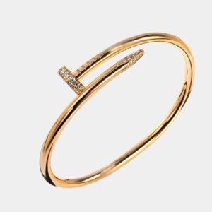 Rose gold Nail bracelet