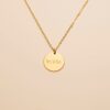 Mini round necklace