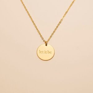 Mini round necklace